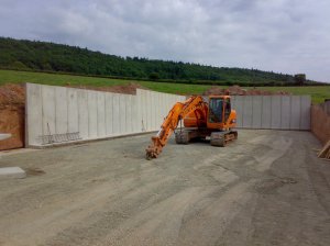 Silage Clamp Concrete Walls